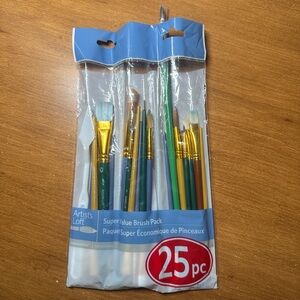 artist's loft super value paint brush pack used